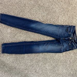 American Eagle super low rise jeans
